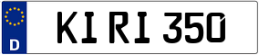 Truck License Plate